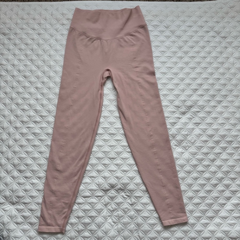 PINK Victoria's Secret High Waisted Bare Pink Leggings Size Medium